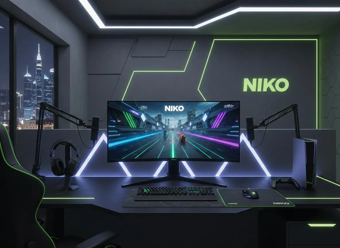 NIKO 27-inch gaming monitor and commercial display
