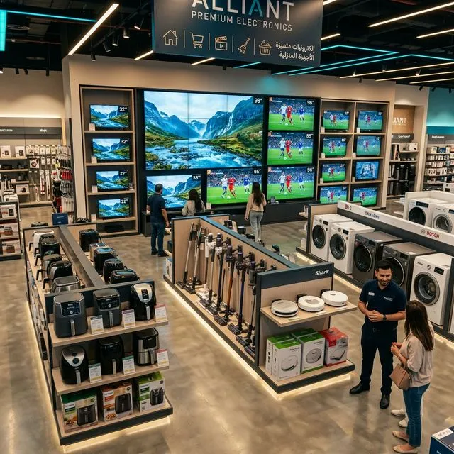 Alliant Co. premium electronics showroom and B2B tech distribution in Dammam